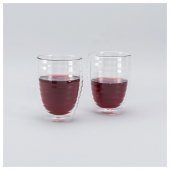 На фото Комплект стаканов с двойным дном Herisson 370 мл 2 предмета (EZ-3006)