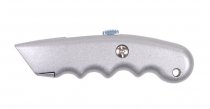 На фото Нож Sigma металлический корпус лезвие трапеция авт замок (8212031)