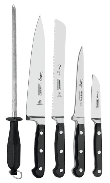 Набор профессиональных ножей TRAMONTINA CENTURY 6 предметов в чехле (24099/025)