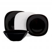 На фото Сервиз столовый Luminarc Carine Black&White 19 предметов (N1491)