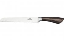 На фото Нож Berlinger Haus Metallic Line Carbon Edition для хлеба 20 см BH-2350