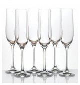 На фото Набор бокалов для шампанского Bohemia Viola 190 мл 6 шт (40729/190)