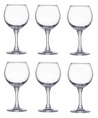 На фото Набор бокалов для вина Luminarc French Brasserie 210 мл (H9451)