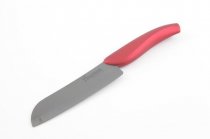 На фото Кухонный нож Fissman Torro сантоку 130 мм Red (KN-2242.ST)