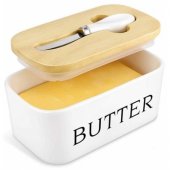На фото Маслянка з ножем Butter O8030-144 white