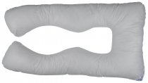 На фото Подушка для беременных Billerbeck подушка П-подобная 140х77 см Серая (1334-01/01)
