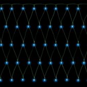 На фото Гирлянда Jumi светодиодная сетка голубой 1x1 м 5900410537583