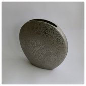 На фото Ваза керамическая Sakura Silver 40х40х5 см (SK-4132)