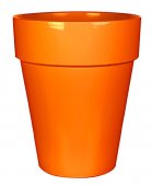 На фото Горшок для цветов Time Eco глина 26 см оранжевый (8712799486157ORANGE)
